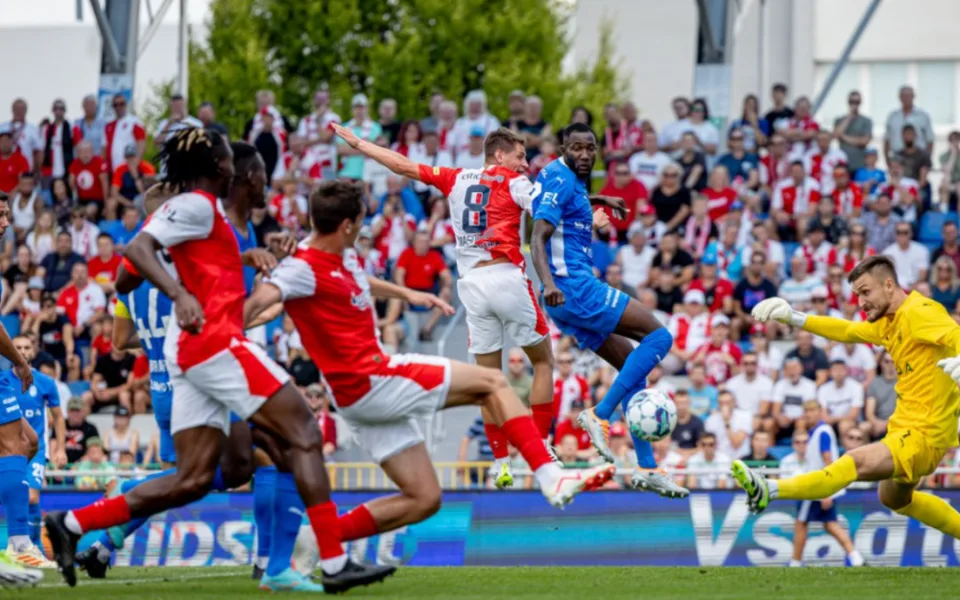 Zápas Slavie a Mladé Boleslavy rozhodl gól do vlastní branky Středočechů