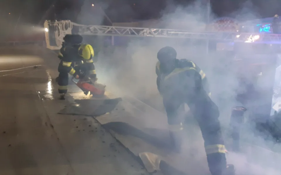 Požár na pražském Výstavišti způsobil škodu ve výši jeden a půl milionu