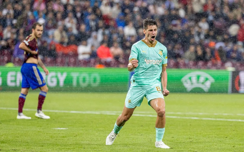 Pražská Slavia vstoupila do Evropské ligy výhrou nad Servette v Ženevě