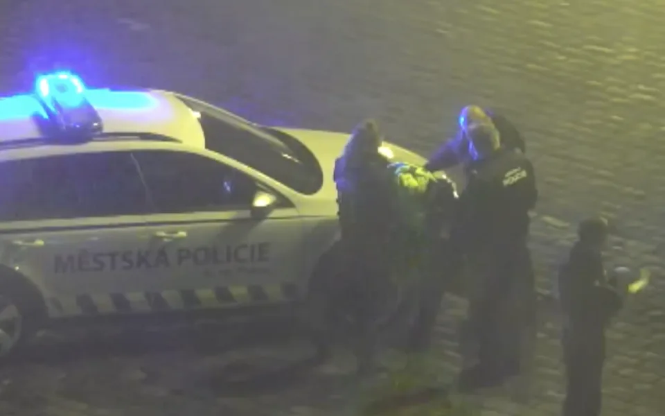 Muže zpacifikovali donucovacími prostředky.
