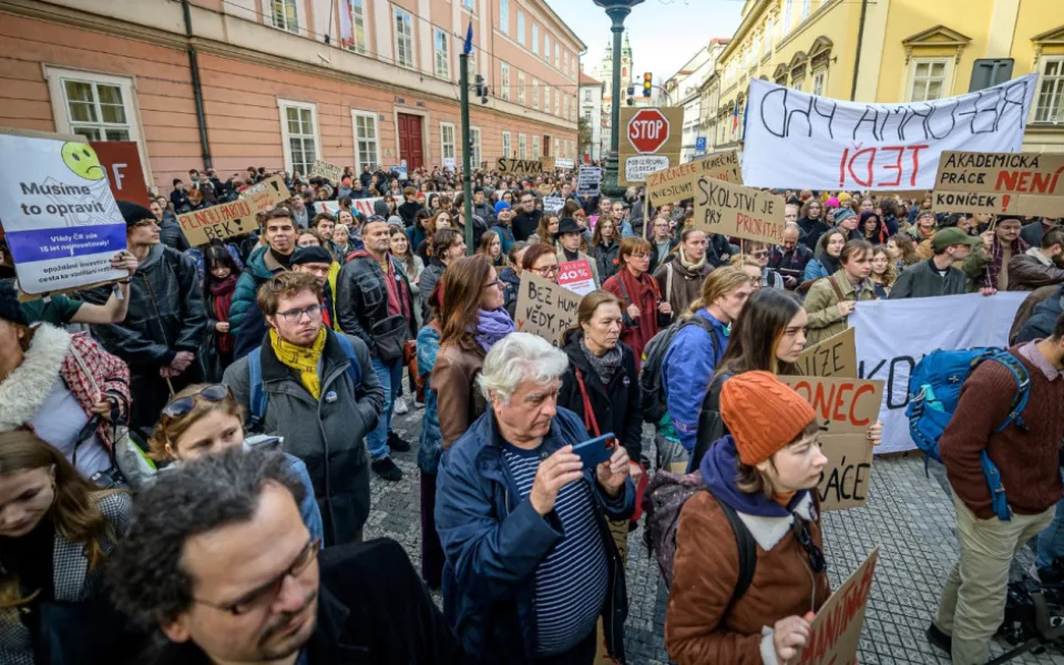 Vysoké školy stávkovaly za víc peněz. Chtějí přidat až čtyři miliardy