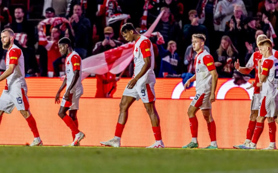 Slavia se dobře naladila na zápas s AS Řím. Porazila Slovácko 2:0