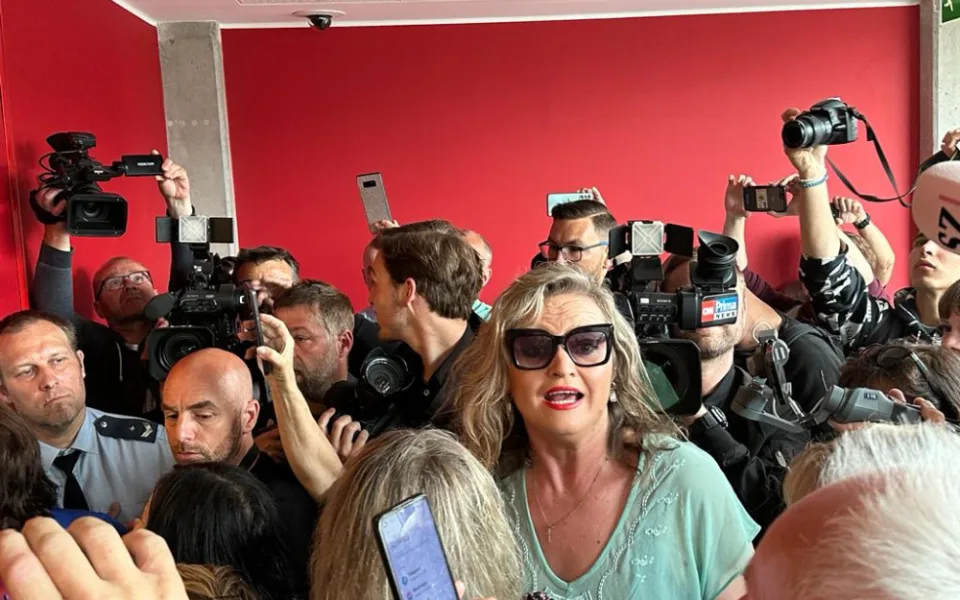 Jana Peterková u soudu.