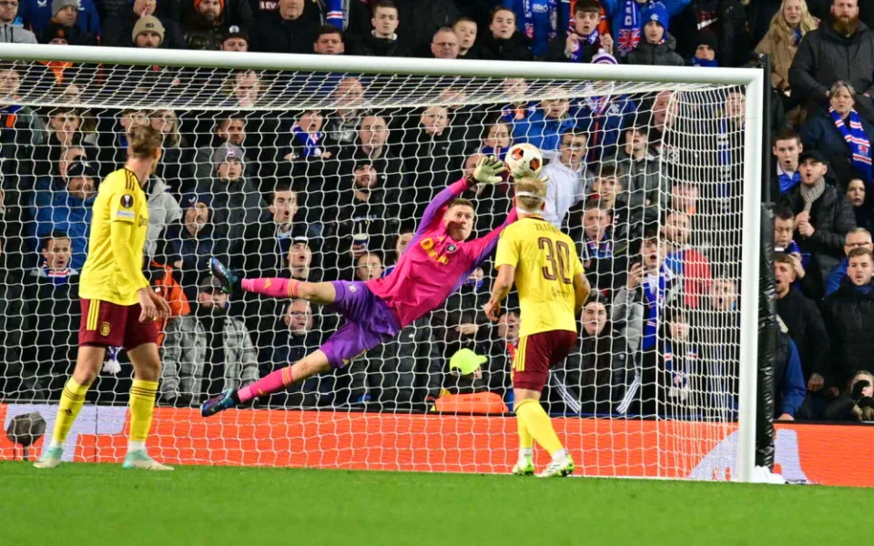 Sparťané nestačili na Rangers a prohráli 1:2