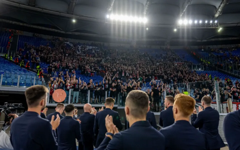 Za chování fanoušků v Římě dostala fotbalová Slavia pokutu