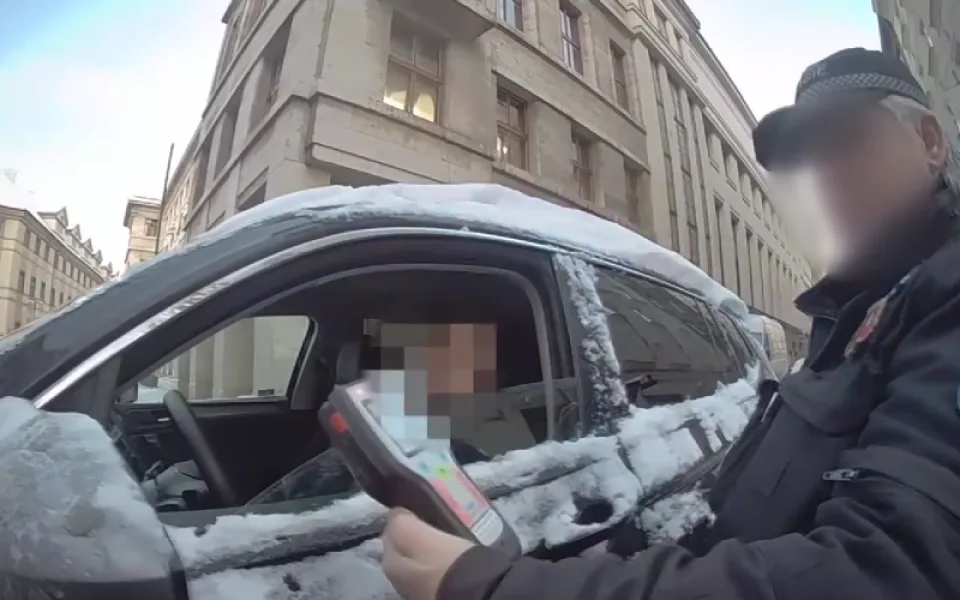 Muž řídil opilý v centru města.