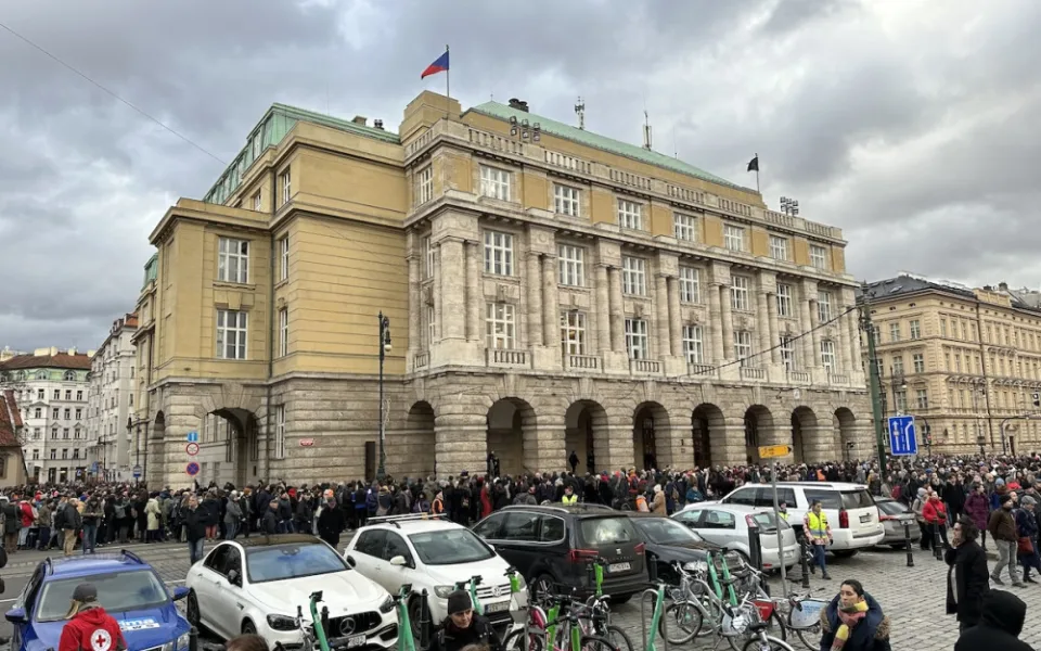 Budova Filozofické fakulty na náměstí Jana Palacha
