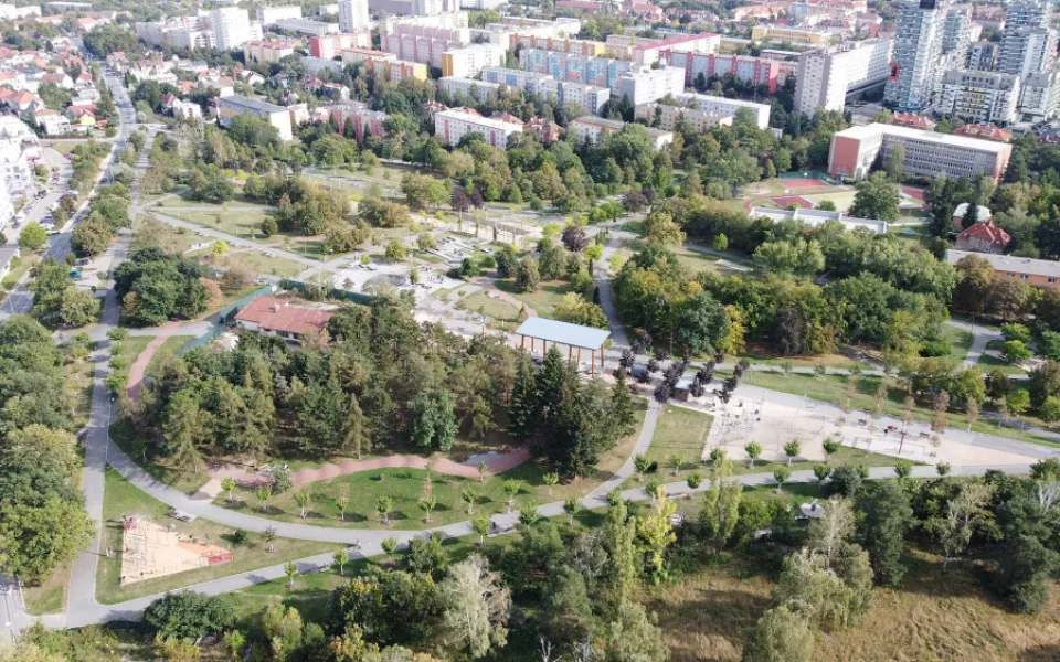 Malešický park.
