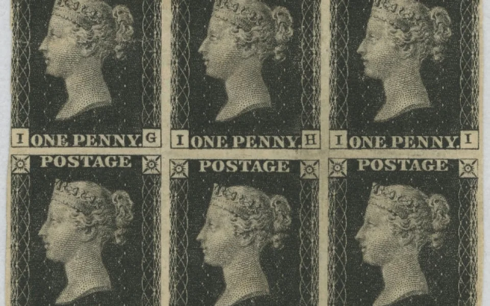První známky světa Penny Black