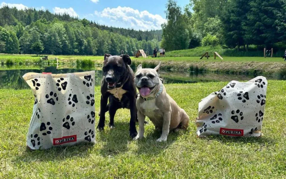 Otevření Purina psího hřiště v Českém Rudolci v Jihočeském kraji
