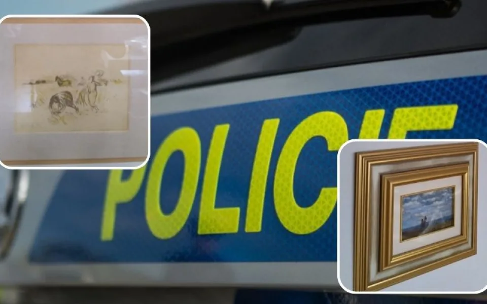 Policie hledá zloděje, kteří ukradli obrazy za sto tisíc korun