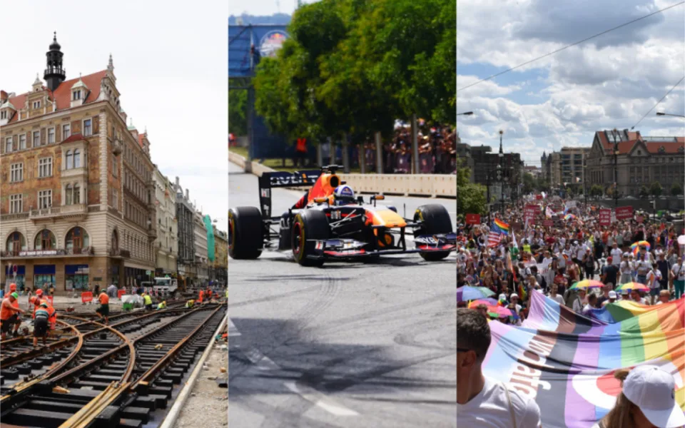 SRPEN 2024: Rozkopaná Praha, formule v Karlíně a duhový pochod