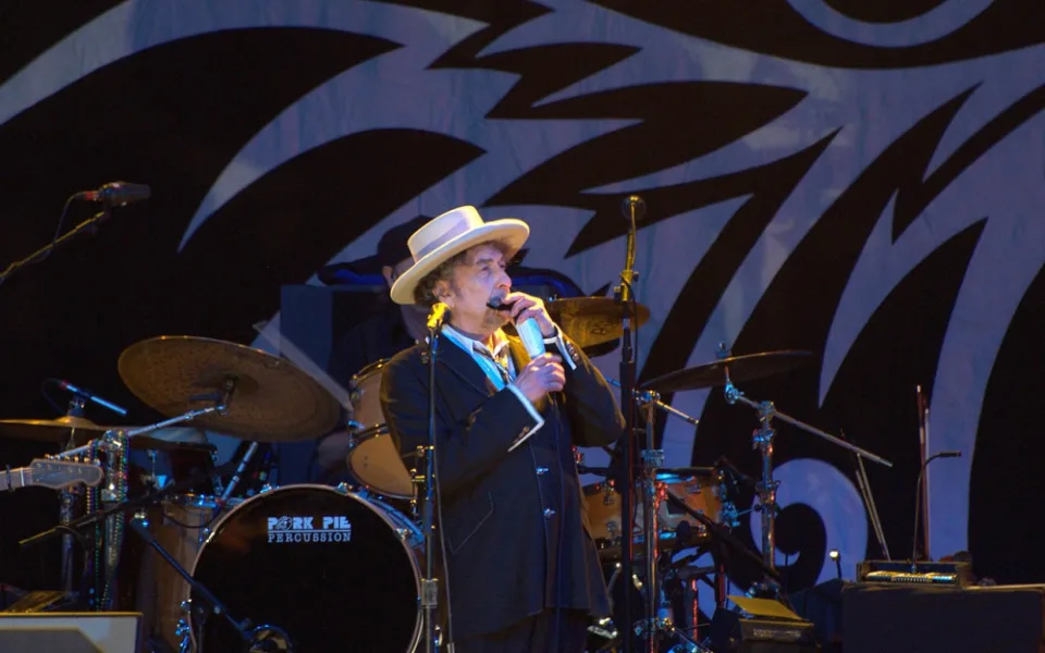 Bob Dylan na koncertě v roce 2011