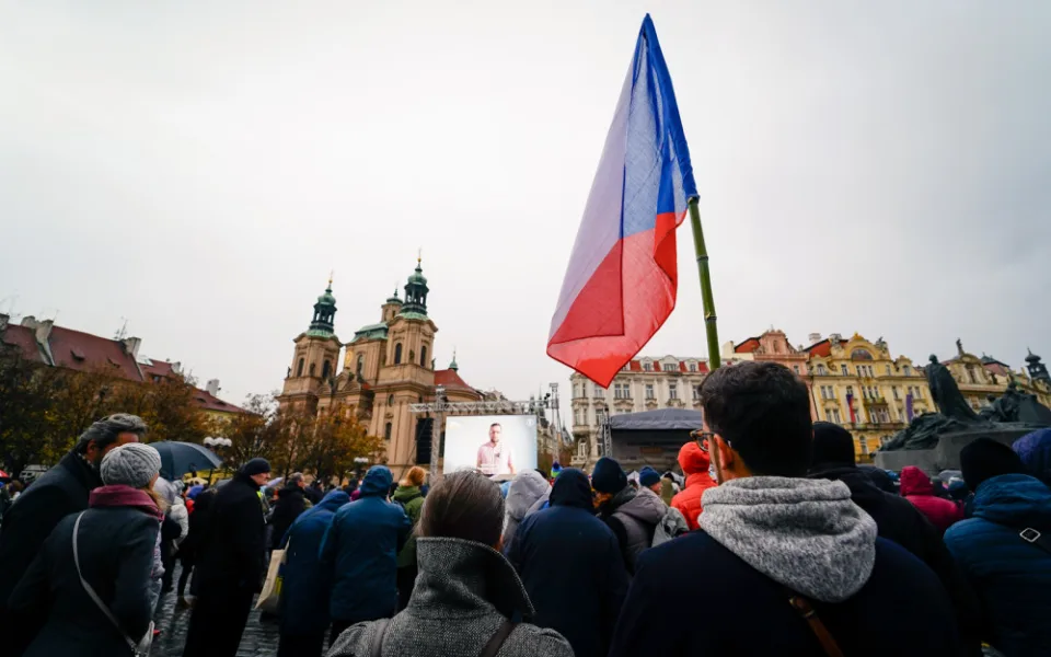 FOTOGALERIE: Demonstrace Milionu chvilek pro demokracii Zůstaňme demokratickým srdcem Evropy