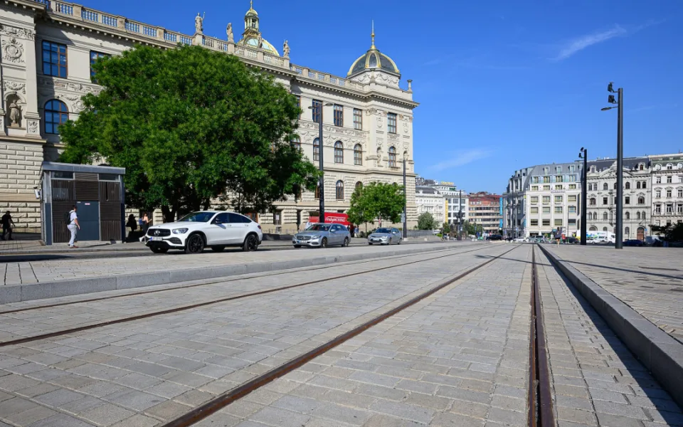 Tramvajovou trať na Muzeu začnou stavět letos.