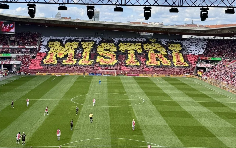 Slavia zakončila mistrovskou sezonu výhrou 3:0 nad Ostravou a bodovým rekordem