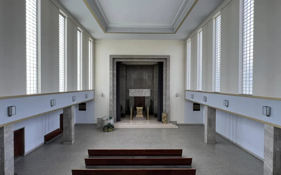 Strašnické krematorium.