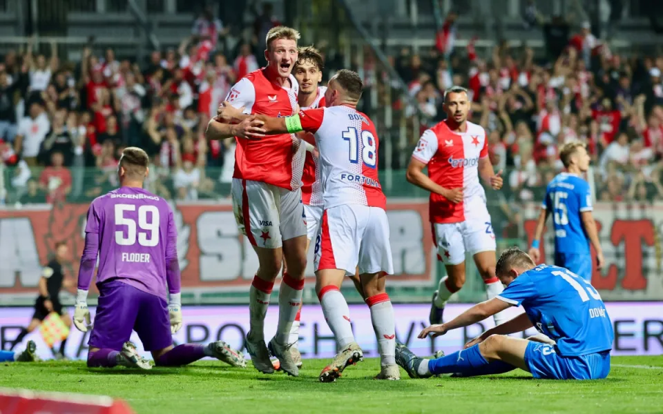 Slavia zvítězila 3:1.