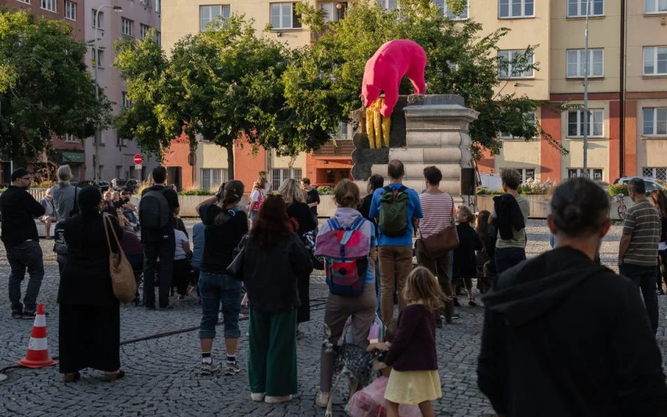 Foto z odhalení. zdroj: GHMP/Libor Galia