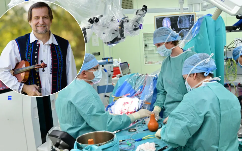 Dávali mu pár týdnů. Devět let po léčbě mozkového nádoru hraje houslista František Černý dál