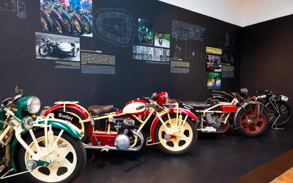 Národní technické muzeum vystavuje 30 motocyklů Čechie-Böhmerland