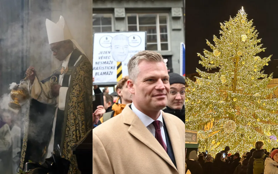 LISTOPAD 2025: Pohřeb Duky, pískot na Národní třídě a přípravy na Vánoce