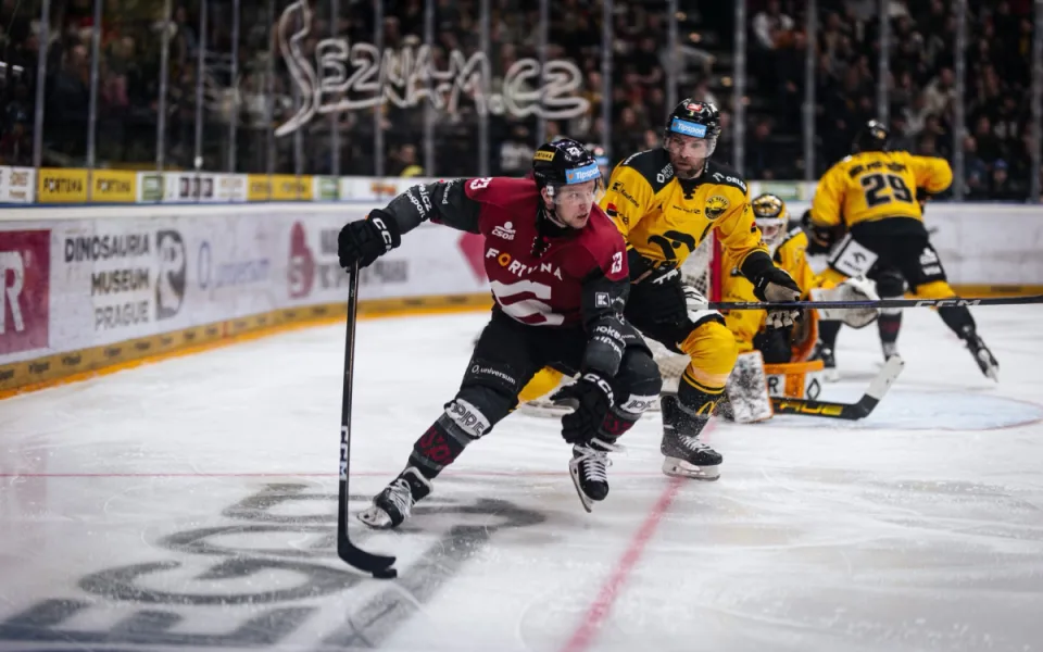 Hokejisté Sparty porazili doma Litvínov 5:1