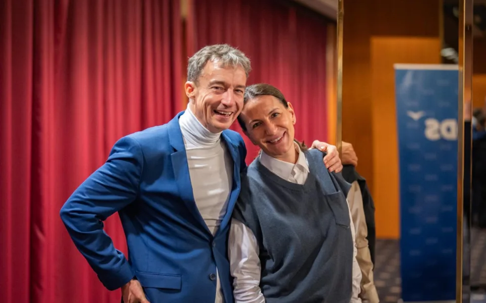 Tomáš Portlík a Alexandra Udženija.