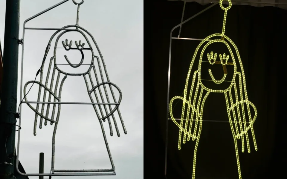 Minulý rok byl k vidění anděl.