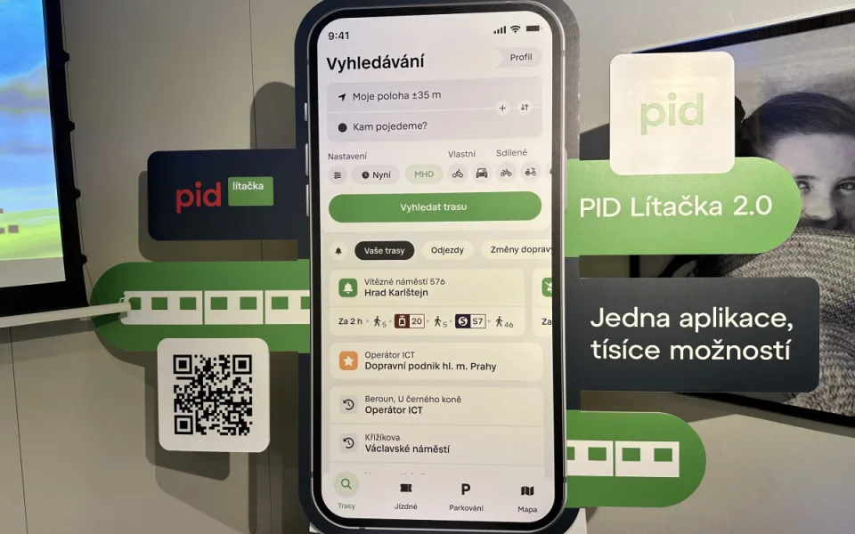 Doporučí ideální vagon, započítá zpoždění. Aplikaci Lítačka vylepší
