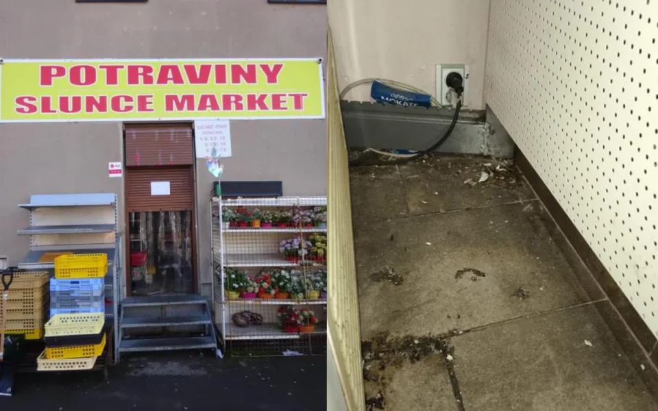Večerka u Prahy byla plná myšího trusu. Hygienici ji dočasně uzavřeli