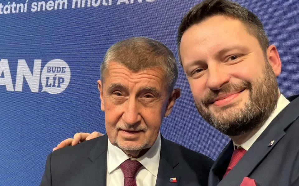 Andrej Babiš s Ondřejem Prokopem