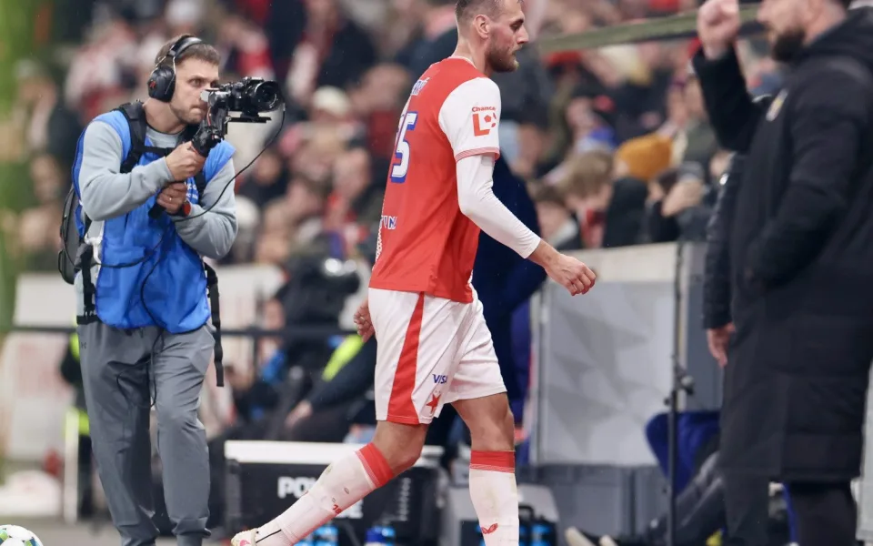 Tomáš Chorý dostal v zápase červenou kartu