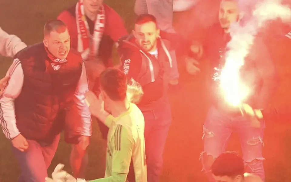 Na Surovčíka se vrhli fanoušci Slavie