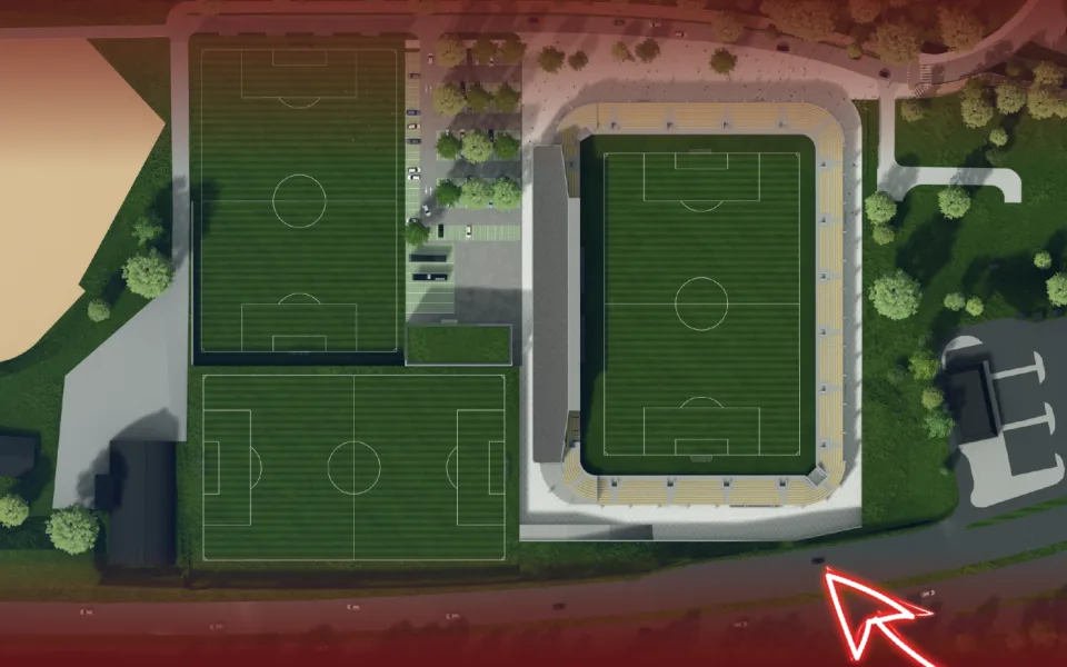 Stadion vyroste vedle baseballového areálu.