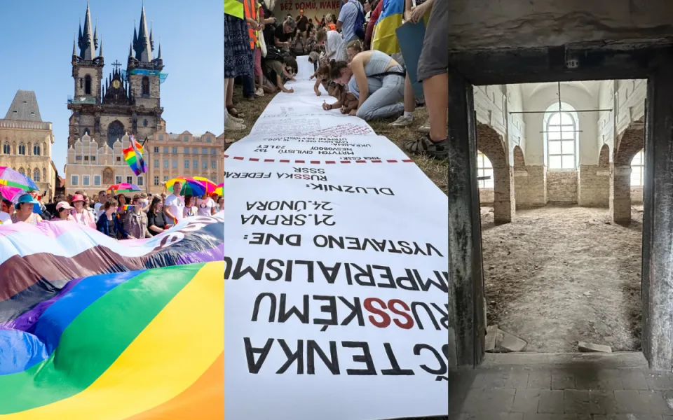 SRPEN 2026: Prague Pride, obří účtenka Rusku a rozloučení s Invalidovnou